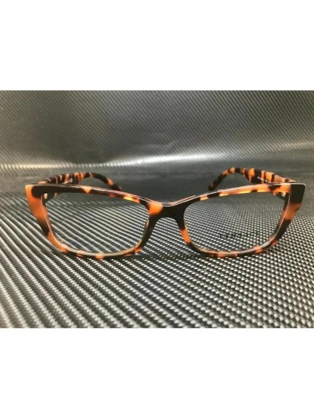 New Versace Women  Havana Eyeglasses  54- 15-